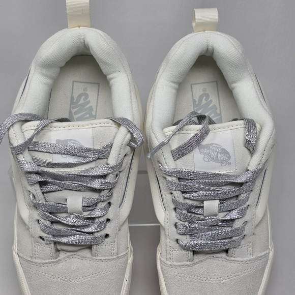 Vans Knu Stack White Chunky Platform Sneakers VN000CRS448 Womens 8 Mens 6.5 New - Picture 9 of 11